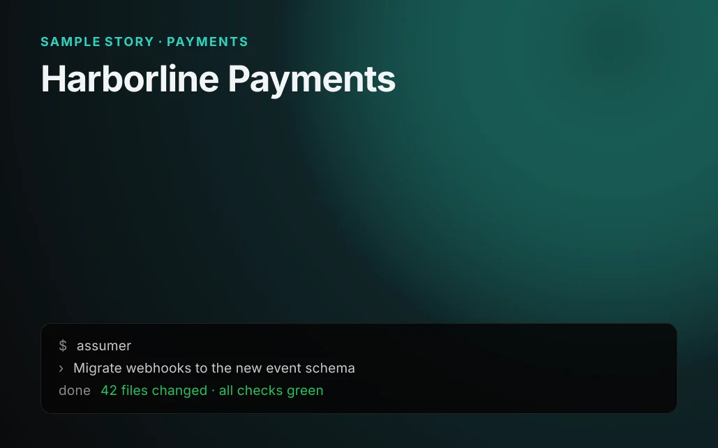 Harborline Payments (sample)