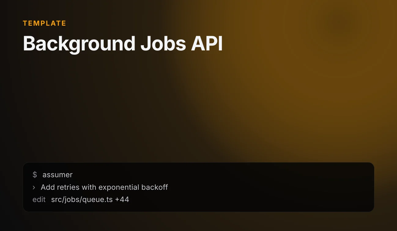 Background Jobs API