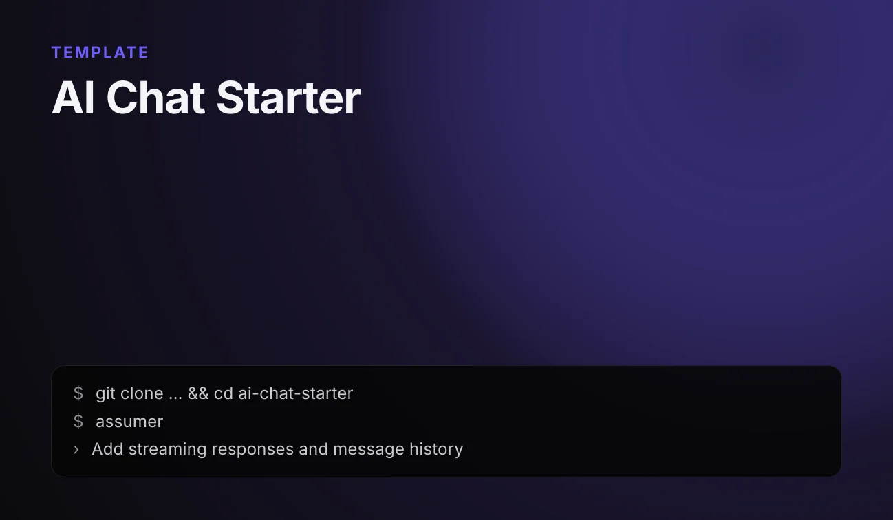 AI Chat Starter