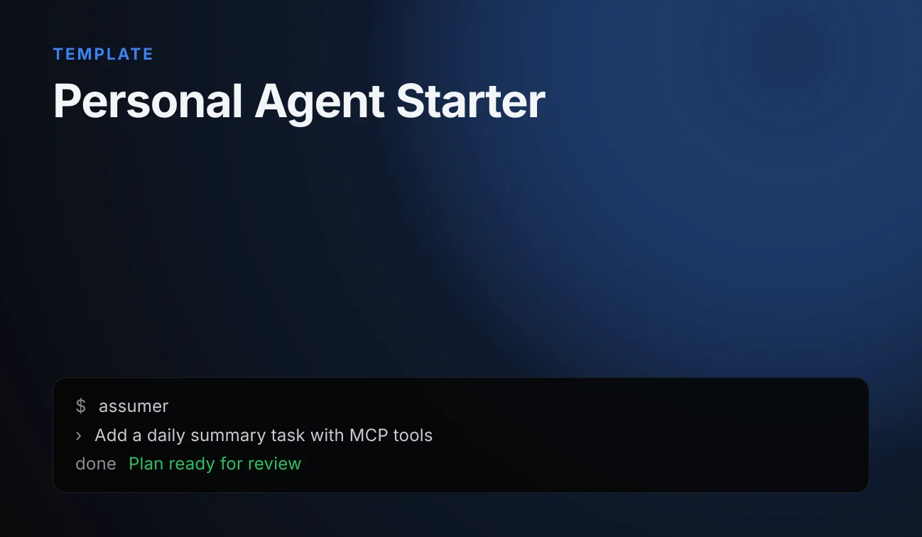 Personal Agent Starter